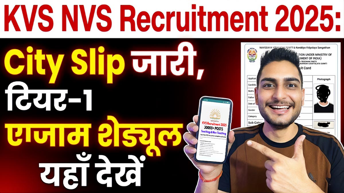 KVS NVS Recruitment 2025