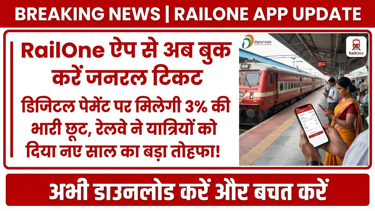 RailOne App Ticket Discount